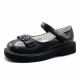 Туфли для девочки (Ирина) черные верх-искусственная кожа подкладка-искусственная кожа размерный ряд 30-37 артикул kok-XL16-6