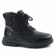 Ботинки для мальчика (B&G) черные верх-искусственная кожа подкладка -искуственный мех артикул dz-F390-5A