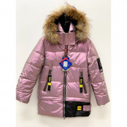 Куртка зимняя для девочки (FENGSHUODA) арт.dyl-2303-3 цвет сиреневый