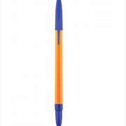 Ручка шариковая непрозрачный корпус (Attomex) желтый синий 0,7мм арт.5073919 (Ст.)