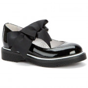 Туфли для девочки (BETSY) черные верх-искусственная кожа подкладка-натуральная кожа размерный ряд 30-35 артикул 928303/01-01