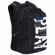 Рюкзак для мальчиков (Grizzly) арт RU-338-3/3 черный-синий 31х42х22 см