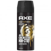 Дезодорант Axe мужской 150 мл. спрей Gold Temptation (Ваниль и Мускатный орех)