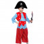 Костюм М Пират Билли (шляпа,тельняжка,жилет,бриджи,аксессуары) р.116-140 ткань арт.5058 - 