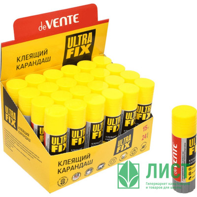 Клей-карандаш 15г deVENTE Ultra Fix, PVA-P основа арт.4042923 (Ст.24) Клей-карандаш 15г deVENTE Ultra Fix, PVA-P основа арт.4042923 (Ст.24)