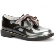Туфли для девочки (BETSY) черные верх-искусственный нубук подкладка-натуральная кожа размер 30-35 арт.928316/09-02