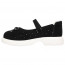 Туфли для девочки (FLAMINGO) черные верх-искусственный нубук подкладка-натуральная кожа размерный ряд 29-32 арт.232T-G6-3780 - 
