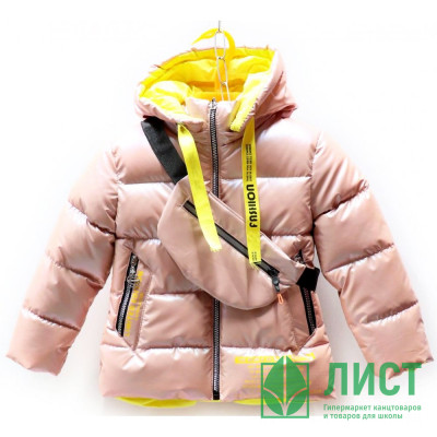 Куртка осенняя для девочки (MULTIBREND) арт.bun-П2-5 цвет розовый Куртка осенняя для девочки (MULTIBREND) арт.bun-П2-5 цвет розовый