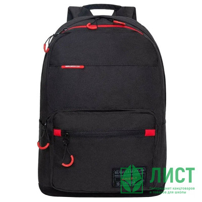 Рюкзак для мальчиков (Grizzly) арт RQL-218-1/1 черный-красный 28×41×18см Рюкзак для мальчиков (Grizzly) арт RQL-218-1/1 черный-красный 28×41×18см