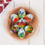 ПАСХА Термонаклейка для украшения 7 яиц "Бабочки" арт.3323967 - 