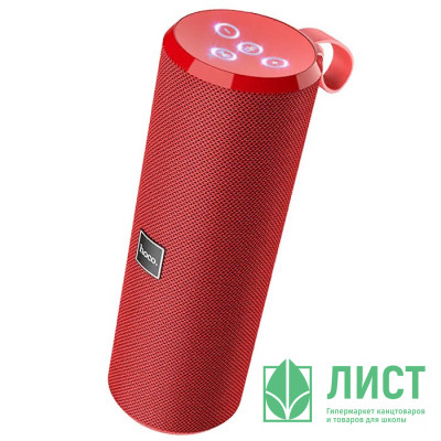 Колонка портативная HOCO, BS33, Voice Sports, пластик, Bluetooth, FM, USB, AUX.TF, цвет: красный Колонка портативная HOCO, BS33, Voice Sports, пластик, Bluetooth, FM, USB, AUX.TF, цвет: красный