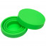 Стакан  deVENTE неон зеленый с крышкой складной силиконовый - 