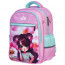 Рюкзак для девочек школьный (Hatber) LIGHT Слушай музыку! 38х29х14,5 см арт.NRk_15151 - 