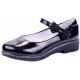 Туфли для девочки (Meitesi) черные верх-искусственная кожа лак подкладка-искусственная кожа  артикул xs-104
