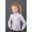 Блузка для девочки (Наша Дочка) длинный рукав цвет белый арт.10305роз размер 34/134 - my_230706