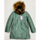 Куртка зимняя для девочки (MULTIBREND) арт.nzk-A6921-1 цвет зеленый