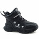 Ботинки для мальчика (B&G) черные верх-искусственная кожа подкладка -искуственный мех артикул m-bg-F382-3A