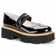 Туфли для девочки (BETSY) черные верх-искусственная кожа подкладка-натуральная кожа размерный ряд 34-37 артикул 928331/04-01