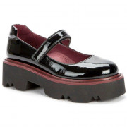 Туфли для девочки (BETSY) черные верх-искусственная кожа подкладка-натуральная кожа размерный ряд 34-37 артикул 928331/07-01