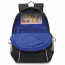 Рюкзак для мальчика (Grizzly) арт.RB-259-3/2 черный-серый-синий 27х40х16см - 