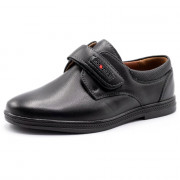 Туфли для мальчика (JFanker) черные верх-искусственная кожа подкладка-искусственная кожа размерный ряд 31-36 арт. ai-B733