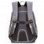 Рюкзак для мальчика (Grizzly) арт.RB-259-3/3 серый-салатовый 27х40х16см - 