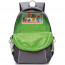 Рюкзак для мальчика (Grizzly) арт.RB-259-3/3 серый-салатовый 27х40х16см - 
