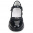 Туфли для девочки (TOM.MIKI) черный верх-искусственная кожа лак подкладка-натуральная кожа размерный ряд 32-37 арт.T-10761-B - 