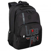 Рюкзак для мальчиков (Grizzly) арт.RU-430-2/2 черный-красный 32х45х23 см