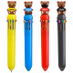 Ручка многоцветная 10-цветная (MC Basir) Мишка superme арт.МС-5519