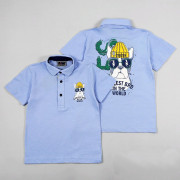 Рубашка-поло для мальчика (CEGISA) артикул 44408 размерный ряд 24/92-28/110 цвет голубой