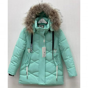 Куртка зимняя для девочки (MULTIBREND) арт.dyl-M-576-2 цвет бирюзовый