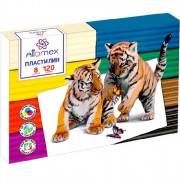 Пластилин 8 цветов 120 грамм (Attomex) Классический картонная коробка арт 8042920