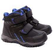Ботинки для мальчика (INDIGO KIDS) черный верх-искусственная  кожа подкладка - шерсть артикул 76-0002A/10