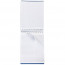 Блокнот А6 пластиковая обложка на гребне 80 листов (Hatber) CANVAS Синий арт.80Б6В1гр_05309 - 