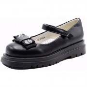 Туфли для девочки (CAMIDY) черные верх-искусственная кожа подкладка-искусственная кожа артикул tom-630-6