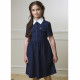 Платье для девочки (ГЕРМИОНА) ткань 07 арт.55252-07 размер 36/146-42/164 цвет синий