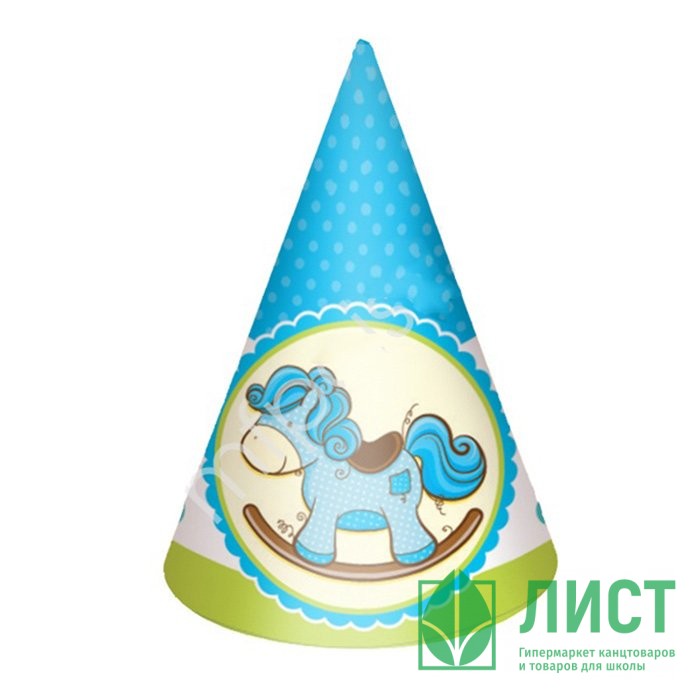 Колпак "Лошадка Малыш" голубой 06шт/наб. арт.6047016
