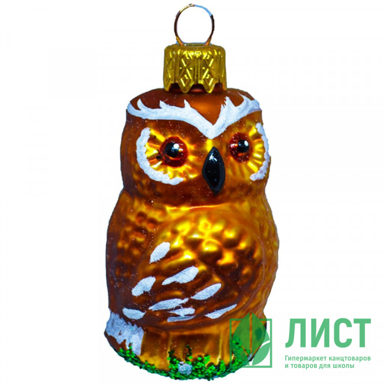 Украшение декоративное стекло 08см "Совунья" п/у арт.ФУ-532/19