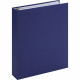Тетрадь на кольцах А5 клетка 120 листов Prof-Press Однотонный синий-2 софт-тач арт.120-0155