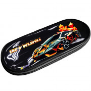 Пенал 1 отделение овальный (ОНИКС) ПМК 35-87 Авто кристалл прозрачный 210х85х50мм