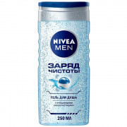 Гель для душа Nivea 250мл MEN Заряд Чистоты