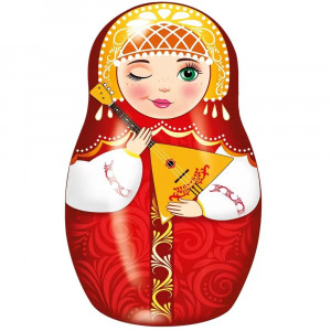 Плакат Матрешка с балалайкой 59*36см арт.22,208,00