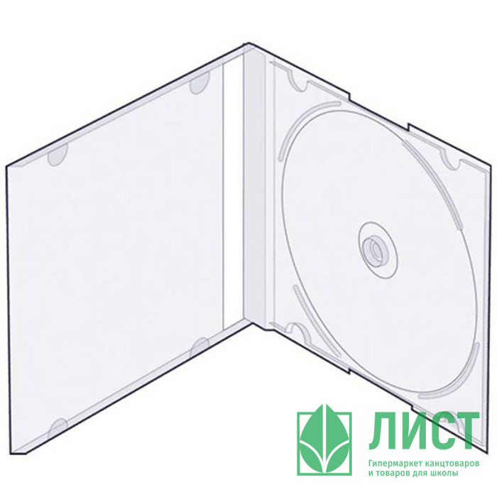 Коробка для CD Slim прозрачный 5 mm