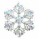 Украшение декоративное "Снежинка кристалл" 11,5*13см арт.82070