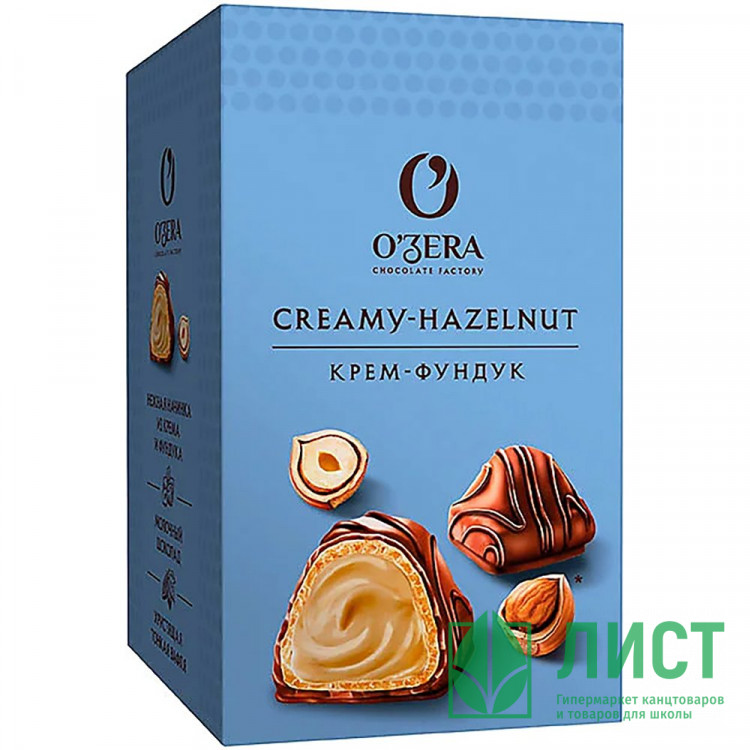Конфеты "OZera" 150г молочный шоколад, крем и фундук арт.ВК417