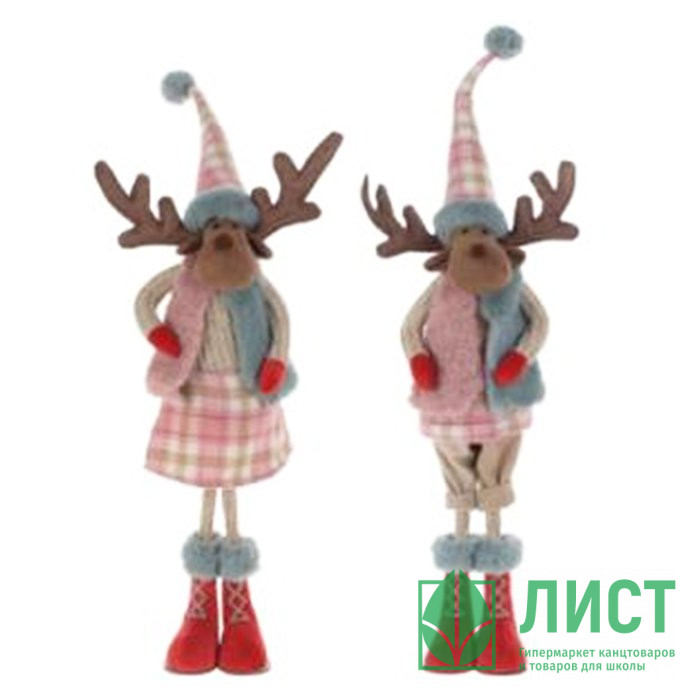 Игрушка декоративная "Олень" 53см асс. арт.761886