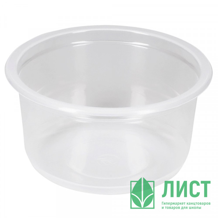 Контейнер без крышки 350мл D=115мм цвет прозрачный (Ст.100/1000)
