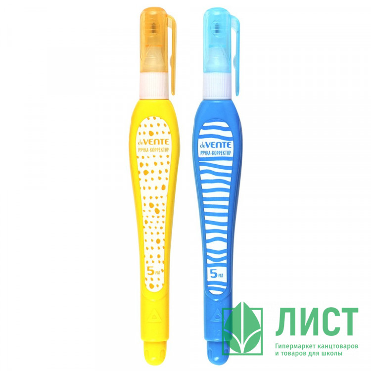 Корректирующая ручка 05мл deVENTE металлический наконечник арт.4061116