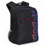 Рюкзак для мальчиков (Grizzly) RB-356-4/1 черный-синий 26х39х19 см - 